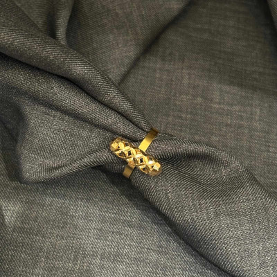 خاتم الطبلة  ذهب عيار 21k