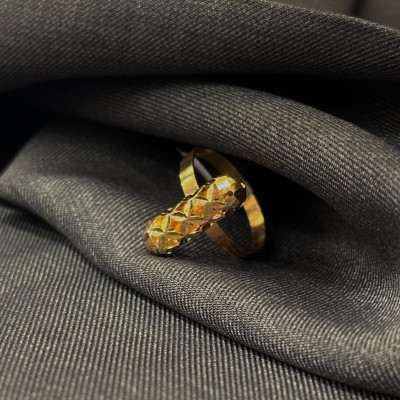 خاتم الطبلة  ذهب عيار 21k