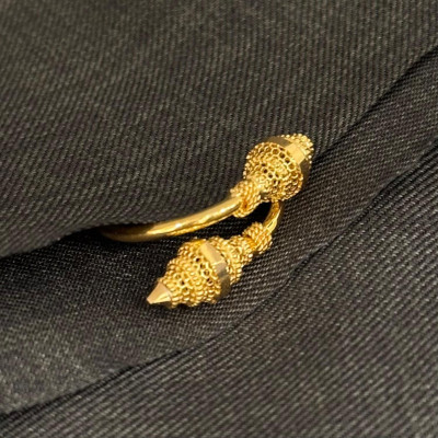 خاتم حب الهيل عيار 21 