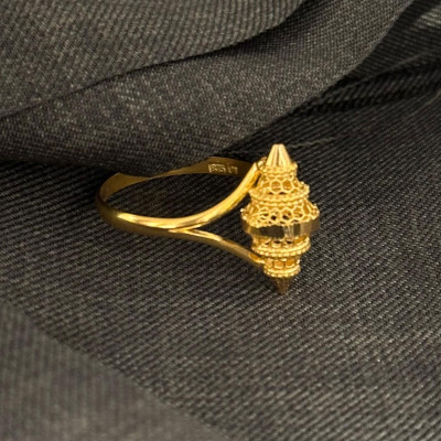 خاتم حب الهيل عيار 21 