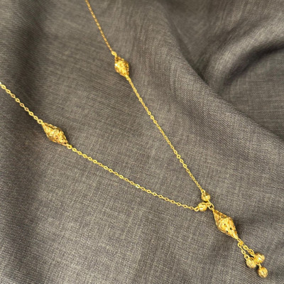 قلادة حب الهيل عيار 21