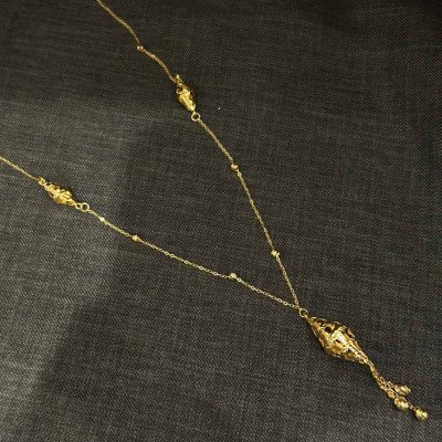 قلادة حب الهيل عيار 21